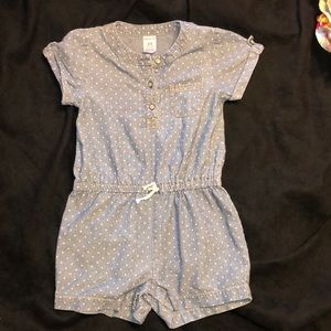 Denim Romper